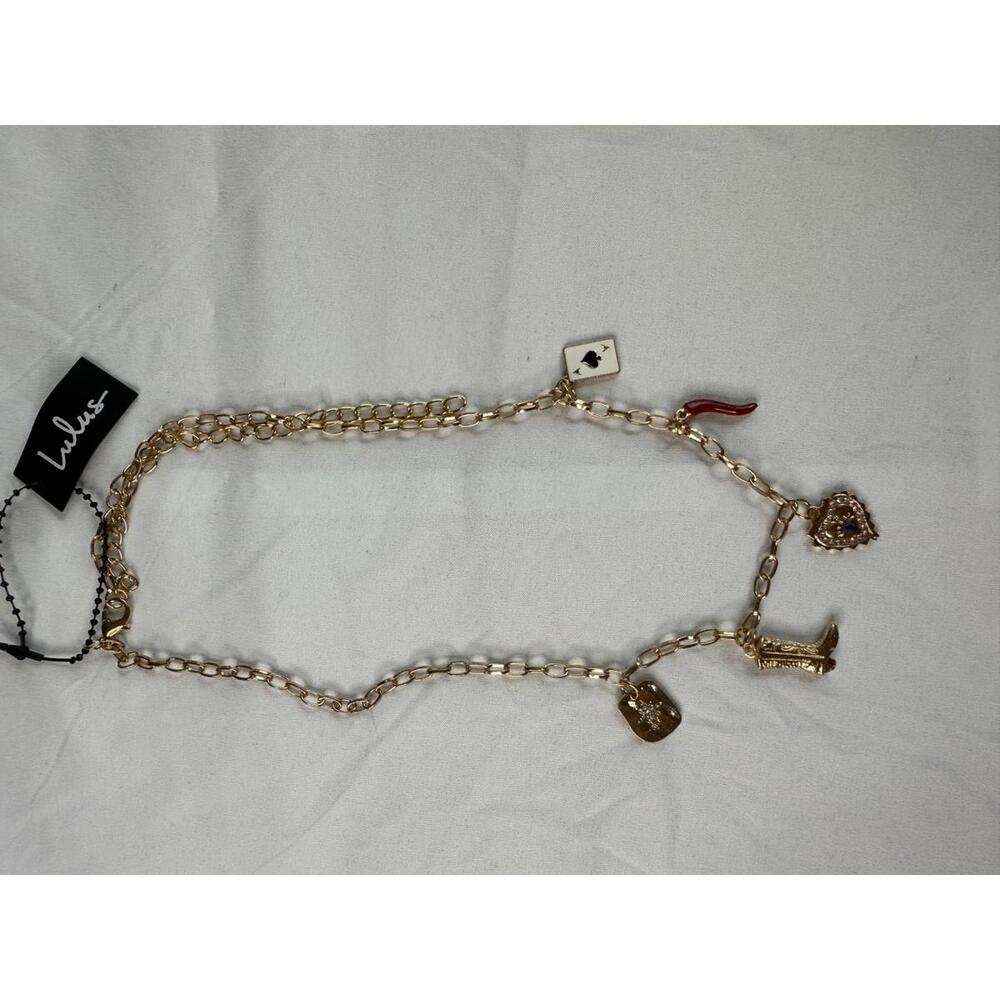 NWT Lulus charm necklace - Picture 2 of 10
